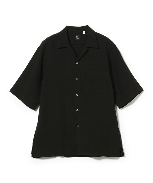 BEAMS F(ビームスエフ)の「リネン オープンカラーシャツ(シャツ/ブラウス・メンズ・ネイビー/ブラック・SMALL/X-LARGE/MEDIUM/LARGE)」の5枚目の写真