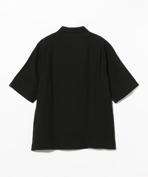 BEAMS F(ビームスエフ)の「リネン オープンカラーシャツ(シャツ/ブラウス・メンズ・ネイビー/ブラック・SMALL/X-LARGE/MEDIUM/LARGE)」の6枚目の写真