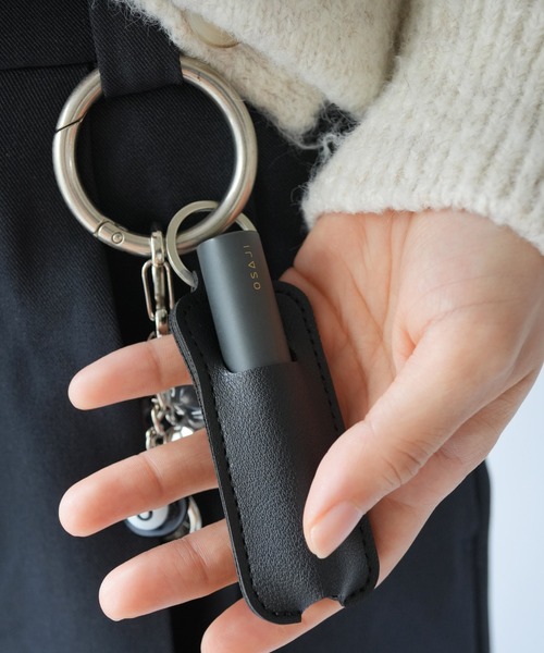 Sowel.(ソエル)の「【 Sowel. / ソエル 】 フェイクレザー リップホルダー (キーリング付き) #(キーホルダー・レディース・イエロー/レッド/ブラック/ブルー/ピンク/シルバー・FREE)」の2枚目の写真