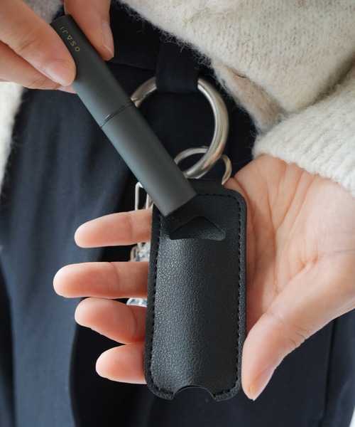Sowel.(ソエル)の「【 Sowel. / ソエル 】 フェイクレザー リップホルダー (キーリング付き) #(キーホルダー・レディース・イエロー/レッド/ブラック/ブルー/ピンク/シルバー・FREE)」の7枚目の写真