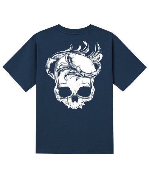 KAN6312(カン6312)の「KTN0018 オリンポス 半袖Tシャツ - ネイビー(Tシャツ/カットソー・メンズ・その他・LARGE/MEDIUM/SMALL/X-LARGE)」の1枚目の写真