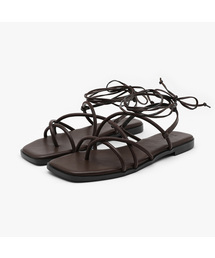 SAPPUN（サプン）の「Levia Lace-Up Strap Sandals (1cm)（サンダル）」