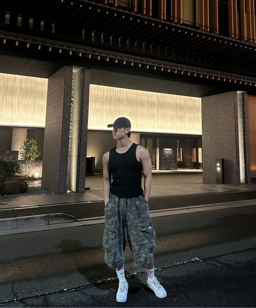 BOWLOW PRODUCT（バウロープロダクト）の「リブドロゴスリーブレス[ブラック]（Tシャツ/カットソー・メンズ・その他・MEDIUM/LARGE/X-LARGE）」の19枚目の写真
