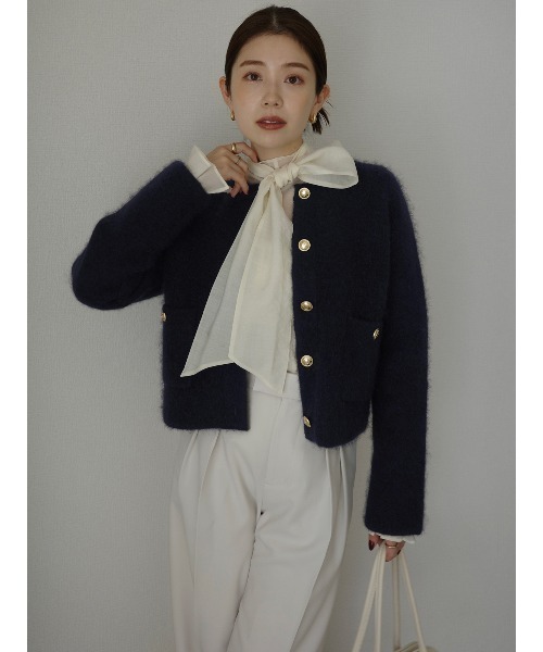 anuans（アニュアンス）の「ミッドウェイトツータックワイドパンツ（スラックス・レディース・チャコールグレー/ブラック/イエロー系その他/ベージュ/ホワイト系その他/ピンク・X-SMALL/SMALL/MEDIUM）」の13枚目の写真