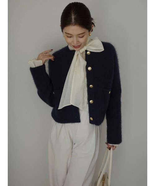 anuans（アニュアンス）の「ミッドウェイトツータックワイドパンツ（スラックス・レディース・チャコールグレー/ブラック/イエロー系その他/ベージュ/ホワイト系その他/ピンク・X-SMALL/SMALL/MEDIUM）」の14枚目の写真