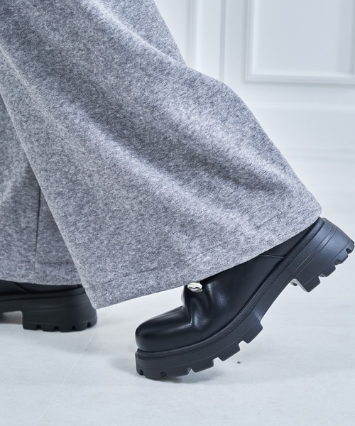 MISCH MASCH(ミッシュマッシュ)の「ZOZO限定 ふわふわカットパンツ(その他パンツ・レディース・アイボリー/グレー・フリ-)」の15枚目の写真