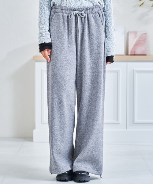 MISCH MASCH(ミッシュマッシュ)の「ZOZO限定 ふわふわカットパンツ(その他パンツ・レディース・アイボリー/グレー・フリ-)」の9枚目の写真