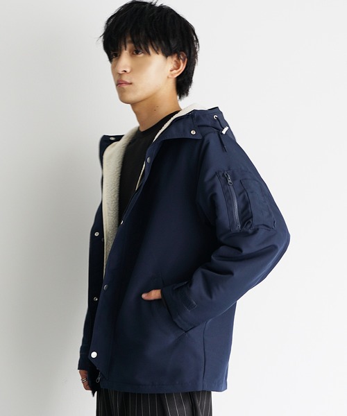 MinoriTY】取り外し可能 3WAY裏ボアライナー付マウンテンパーカー