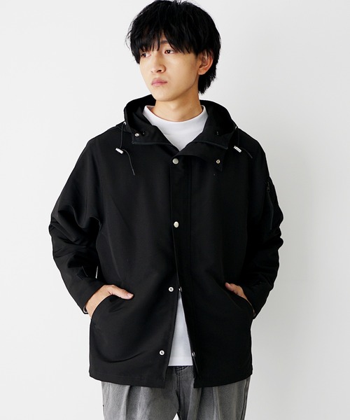 MinoriTY(マイノリティ)の「【MinoriTY】取り外し可能 3WAY裏ボアライナー付マウンテンパーカー メンズ アウター ヘビーアウター 春服 冬服 ボアブルゾン ジャケット(マウンテンパーカー・メンズ・ブラック/カーキ/ネイビー/ベージュ・S/M/L)」の7枚目の写真