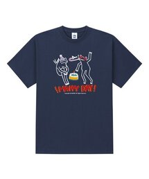 ハッピーデイ 半袖Tシャツ ネイビー