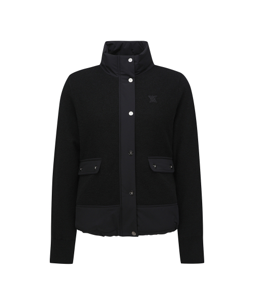 ANEW GOLF(アニューゴルフ)の「W KNIT HYBIRD DOWN JK_BK(ダウンジャケット/コート・レディース・その他・MEDIUM/LARGE/X-SMALL/SMALL)」の1枚目の写真