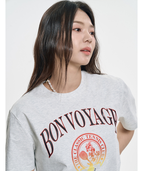 CLEVER FIELD(クレバーフィールド)の「クレバーシンボルアートワークTシャツ_ライトグレー(Tシャツ/カットソー・レディース・ライトグレー・SMALL/MEDIUM)」の3枚目の写真
