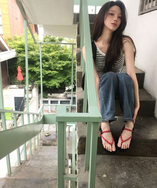 KHIHO（キホ）の「イージーロープサンダルブラック（サンダル・レディース・ブラック・23cm/23.5cm/24cm/24.5cm/25cm）」の3枚目の写真