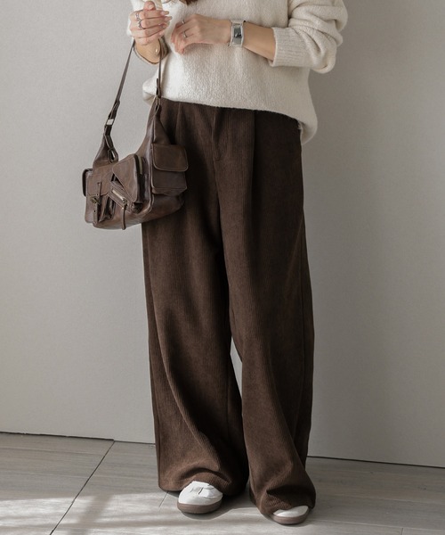 セール】コーデュロイワイドパンツ（その他パンツ）｜lesperance（レス