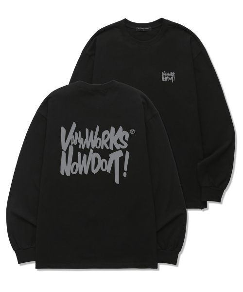 VANNWORKS(バンワークス)の「NOW DOIT ロングスリーブ (VLS0082) ブラック(Tシャツ/カットソー・レディース・その他・SMALL/LARGE/X-LARGE/XX-LARGE/MEDIUM)」の1枚目の写真