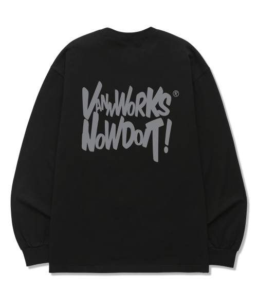 VANNWORKS(バンワークス)の「NOW DOIT ロングスリーブ (VLS0082) ブラック(Tシャツ/カットソー・レディース・その他・SMALL/LARGE/X-LARGE/XX-LARGE/MEDIUM)」の5枚目の写真