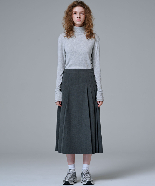 MALOUPE(マロップ)の「5109 テクスチャーロールネックTシャツ (グレー)(Tシャツ/カットソー・レディース・グレー・FREE)」の9枚目の写真
