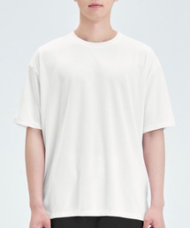GAINSBORO（ゲインズボロ）の「オーバーサイズクールマイクロアイスラウンドTシャツホワイト（Tシャツ/カットソー）」