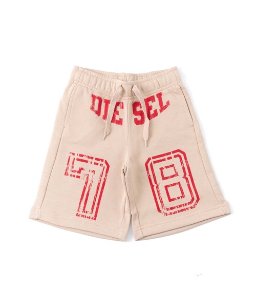 DIESEL KIDS(ディーゼルキッズ)の「DIESEL(ディーゼル)Kids & Junior ブランドロゴショートパンツ(その他パンツ・キッズ・ブラック/ベージュ・12Y/10Y/8Y/4Y/16Y/14Y/6Y)」の1枚目の写真