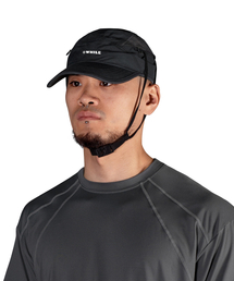 WHILE（ワイル）の「ウェーブクライミングキャップ(BLACK)（キャップ）」