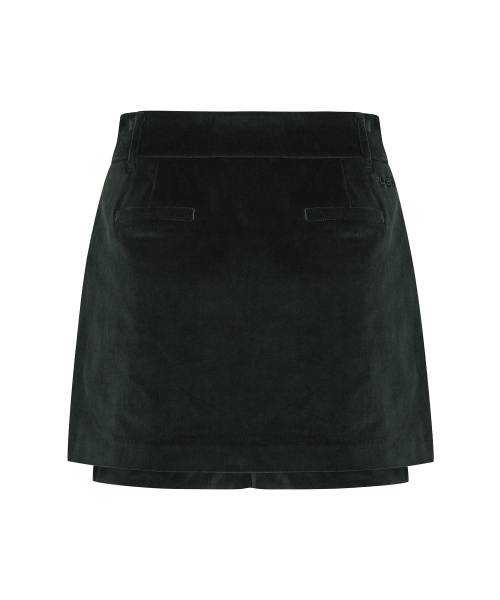 PLAYBOO(プレイブー)の「CORDUROY LAYERED SKIRT PANTS_Deep Green(スカート・レディース・その他・SMALL/MEDIUM)」の2枚目の写真