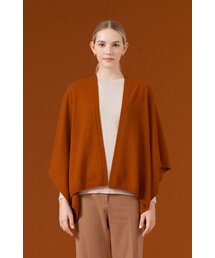 DAL（ダル）の「[ダルカシミヤ] カシミヤケープ ミディアム_ブリック（カーディガン/ボレロ）」