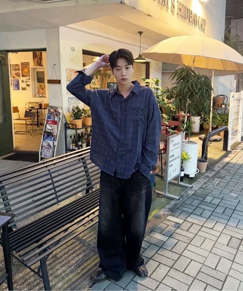 MOOVN(ムブン)の「ヴィンテージサンドワイドデニムパンツディープブラック(デニムパンツ・メンズ・ブラック・SMALL/MEDIUM/LARGE)」の5枚目の写真