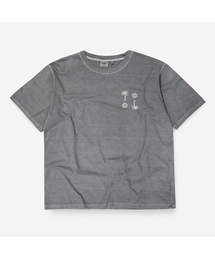 FLATWAVE IN SEOUL（フラットウェーブインソウル）の「Naga Dyed Print T-Shirts Charcoal（Tシャツ/カットソー）」