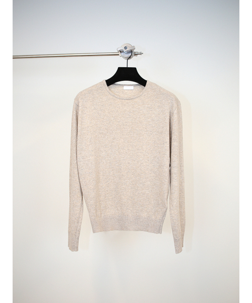 GOZER（ゴーザー）の「FOREST ROUND KNIT_MOCHA BEIGE（ニット/セーター・メンズ・ベージュ・1/2/3）」の8枚目の写真
