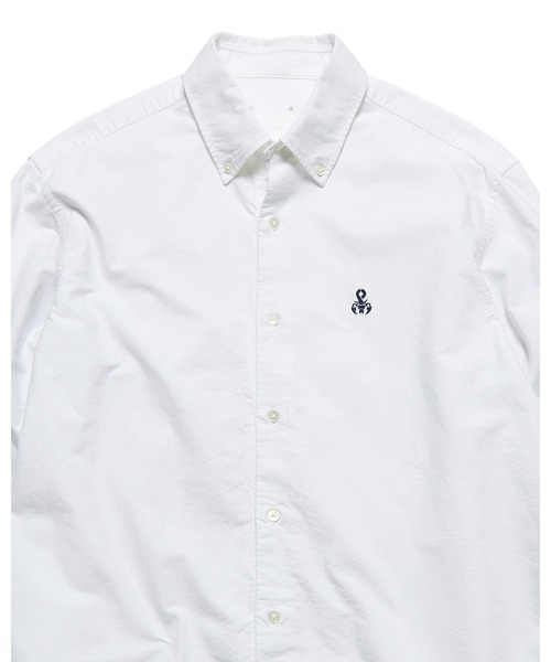 SOPHNET.（ソフネット）の「CHECK PANELED B.D SHIRT（シャツ/ブラウス・メンズ・ホワイト/ネイビー・1/2/3/4/5）」の6枚目の写真