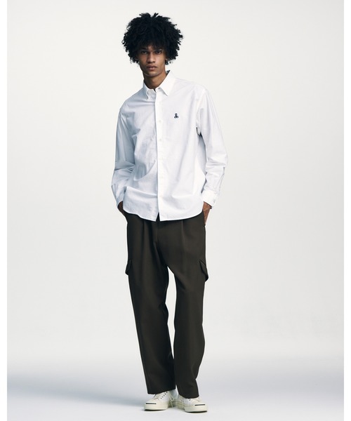 SOPHNET.（ソフネット）の「CHECK PANELED B.D SHIRT（シャツ/ブラウス・メンズ・ホワイト/ネイビー・1/2/3/4/5）」の3枚目の写真