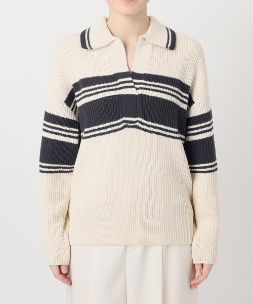 NOBLE別注》Venit/ヴェニット ランダムボーダーニット（ニット