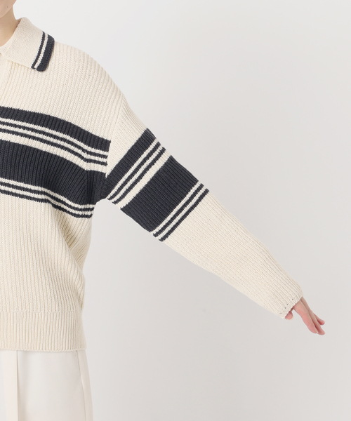 NOBLE別注》Venit/ヴェニット ランダムボーダーニット（ニット