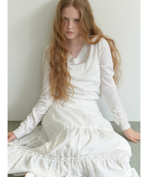 Fond v-neck knit (ivory)