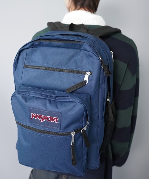 SPINNS（スピンズ）の「【JANSPORT/ジャンスポーツ】ビッグスチューデント(BIG STUDENT)バックパック/34L/大容量（バックパック/リュック・メンズ・レッド/ネイビー/B・ONESIZE）」の2枚目の写真