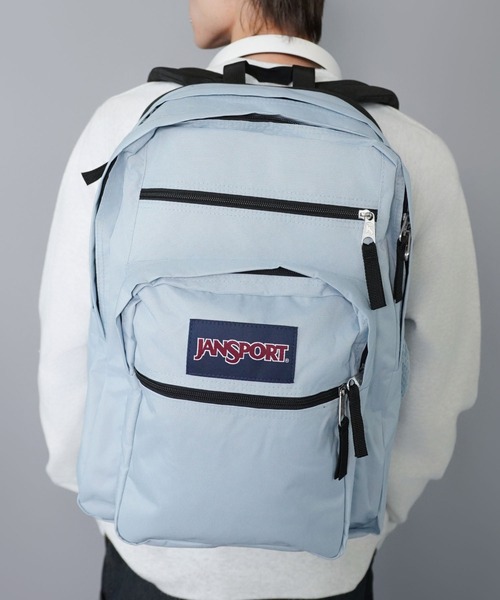 SPINNS（スピンズ）の「【JANSPORT/ジャンスポーツ】ビッグスチューデント(BIG STUDENT)バックパック/34L/大容量（バックパック/リュック・メンズ・レッド/ネイビー/B・ONESIZE）」の3枚目の写真