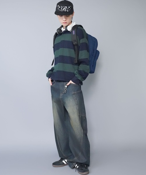 SPINNS（スピンズ）の「【JANSPORT/ジャンスポーツ】ビッグスチューデント(BIG STUDENT)バックパック/34L/大容量（バックパック/リュック・メンズ・レッド/ネイビー/B・ONESIZE）」の6枚目の写真