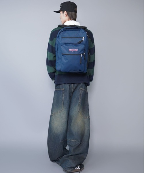 SPINNS（スピンズ）の「【JANSPORT/ジャンスポーツ】ビッグスチューデント(BIG STUDENT)バックパック/34L/大容量（バックパック/リュック・メンズ・レッド/ネイビー/B・ONESIZE）」の5枚目の写真