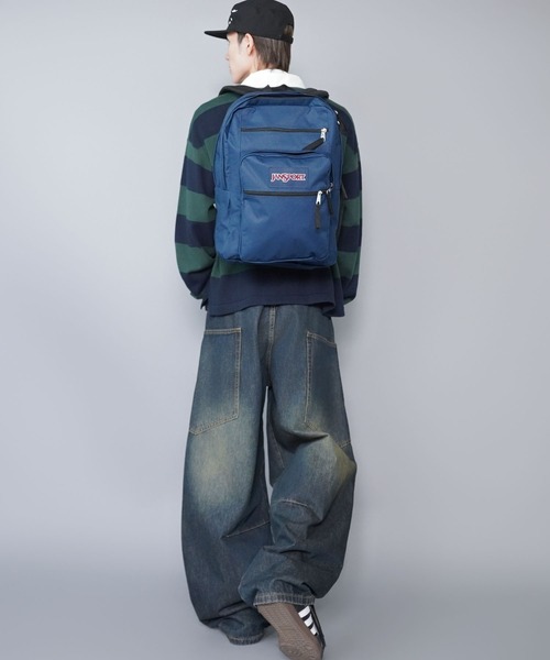 SPINNS（スピンズ）の「【JANSPORT/ジャンスポーツ】ビッグスチューデント(BIG STUDENT)バックパック/34L/大容量（バックパック/リュック・メンズ・レッド/ネイビー/B・ONESIZE）」の4枚目の写真