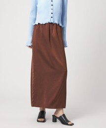 EMMEL REFINES | <EMMEL REFINES>EM ワッシャーVTG イージーサテンスカート(スカート)