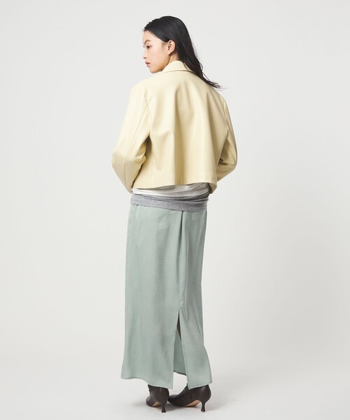 EMMEL REFINES(エメルリファインズ)の「<EMMEL REFINES>EM ワッシャーVTG イージーサテンスカート(スカート・レディース・ライトブルー/イエロー/ブラウン・M/S)」の20枚目の写真