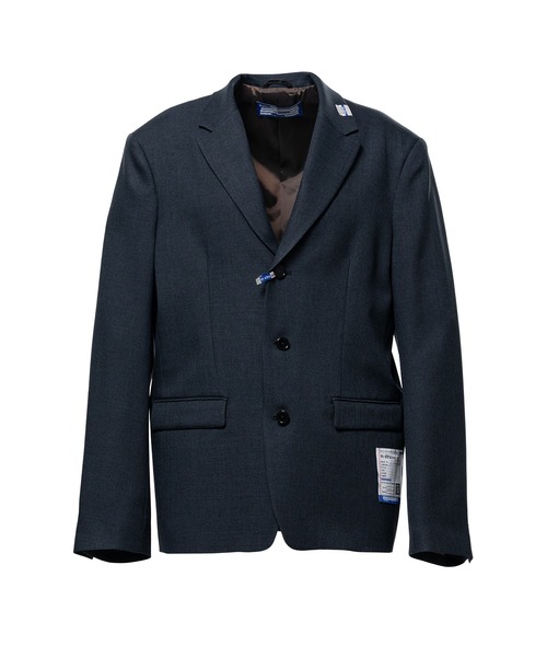 In・stru(men-tal).(インストルメンタル)の「Sharkskin Wool Tailored Jacket(テーラードジャケット・メンズ・ダークグレー/ネイビー・46/44/48)」の2枚目の写真
