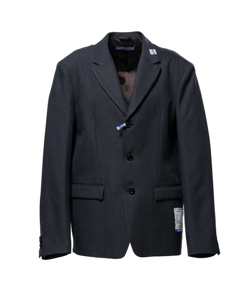 In・stru(men-tal).(インストルメンタル)の「Sharkskin Wool Tailored Jacket(テーラードジャケット・メンズ・ダークグレー/ネイビー・46/44/48)」の1枚目の写真