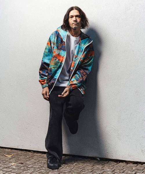CAMBIO(カンビオ)の「mj11327- Art Graphic Hooded Jacket フードジャケット(CAM26SS-002)(その他アウター・メンズ・ブルー系その他/ブラック系その他/オレンジ系その他・S/L/M)」の7枚目の写真