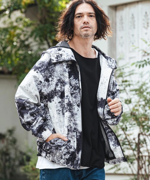 CAMBIO(カンビオ)の「mj11327- Art Graphic Hooded Jacket フードジャケット(CAM26SS-002)(その他アウター・メンズ・ブルー系その他/ブラック系その他/オレンジ系その他・S/L/M)」の11枚目の写真