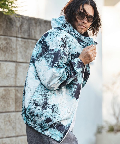 CAMBIO(カンビオ)の「mj11327- Art Graphic Hooded Jacket フードジャケット(CAM26SS-002)(その他アウター・メンズ・ブルー系その他/ブラック系その他/オレンジ系その他・S/L/M)」の16枚目の写真