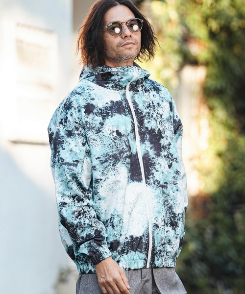 CAMBIO(カンビオ)の「mj11327- Art Graphic Hooded Jacket フードジャケット(CAM26SS-002)(その他アウター・メンズ・ブルー系その他/ブラック系その他/オレンジ系その他・S/L/M)」の18枚目の写真