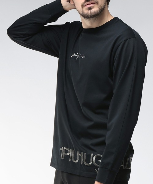1PIU1UGUALE3 RELAX (ウノピゥウノウグァーレトレ リラックス)の「1PIU1UGUALE3 RELAX (ウノ ピュ ウノ ウグァーレ トレ リラックス) 裾ロゴ刺繍 長袖 Tシャツ 1PRUST26089SZ メンズ(Tシャツ/カットソー・メンズ・ホワイト/ブラック・L/2XL/XL/M/S)」の11枚目の写真