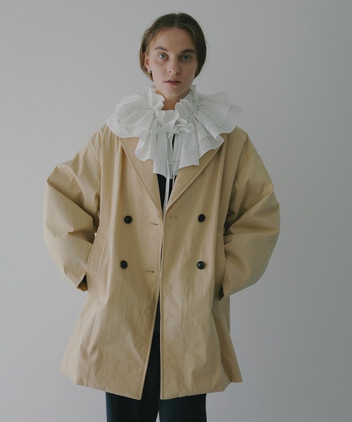 BATTING HALF COAT（その他アウター）｜MANOF（マノフ）のファッション