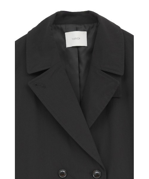 ジャケット・アウター lost control cotton half coat Black 1 BATTING HALF COAT（その他アウター）｜MANOF（マノフ）のファッション